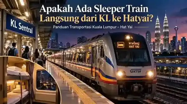 Sleeper Train Kuala Lumpur Hatyai, kereta tidur MySawasdee dari KL Sentral menuju Hat Yai Thailand.