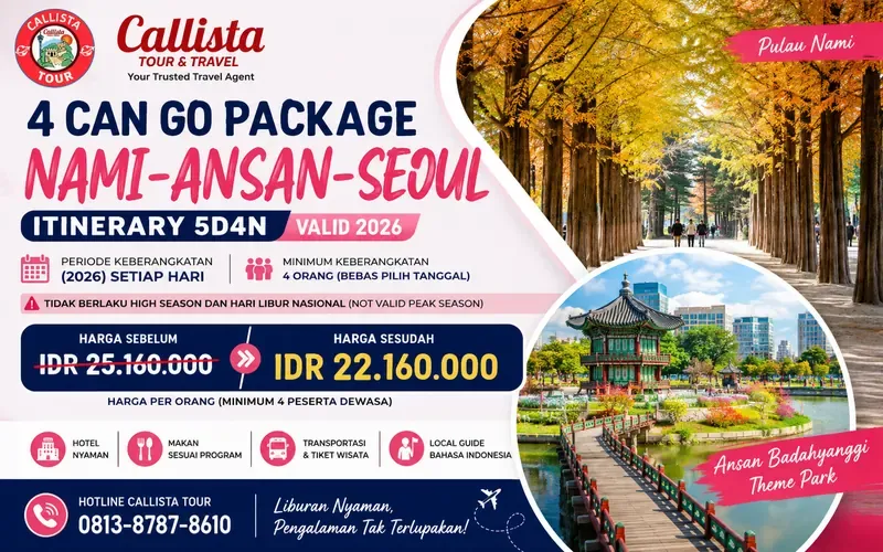 Tour 5D Korea Nami & Mt Sorak