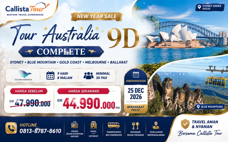 Tour Australia 9D New Year Sale Complete