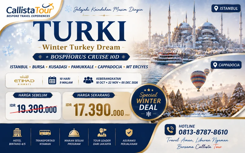 Winter Turkey Dream + Bosphorus Cruise 10D