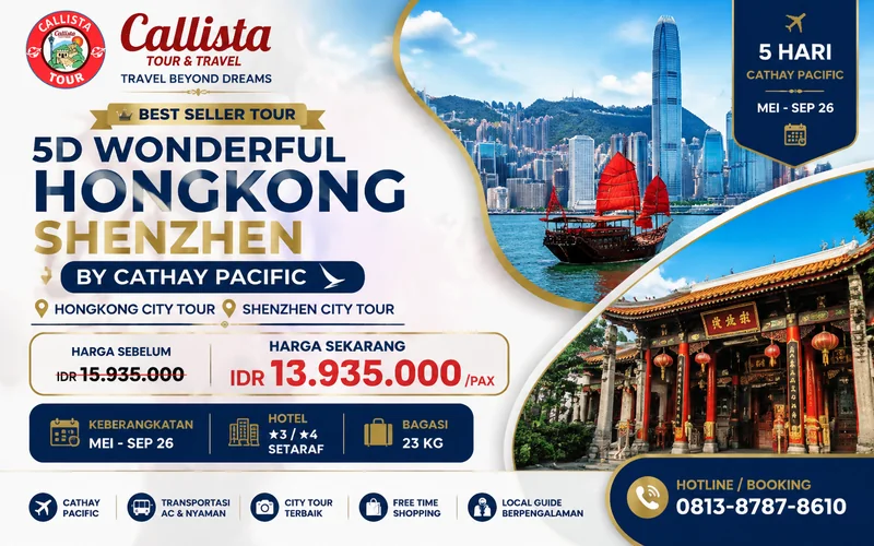 5D Wonderful Hongkong Shenzhen By Cathay Pacific 1