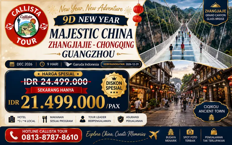 9D New Year Majestic China Zhangjiajie Chongqing Guangzhou 1