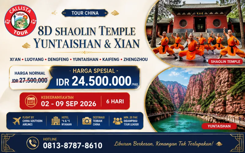 8D Shaolin Temple Yuntaishan & Xian