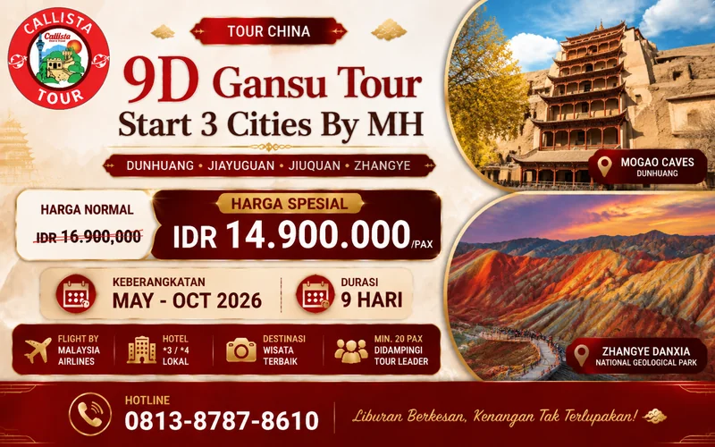 Tour China 9D Gansu Tour Start 3 Cities By Mh 1