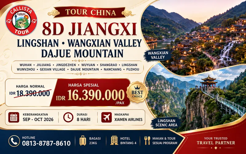 8D Jiangxi Lingshan Wangxian Valley Dajue Mountain
