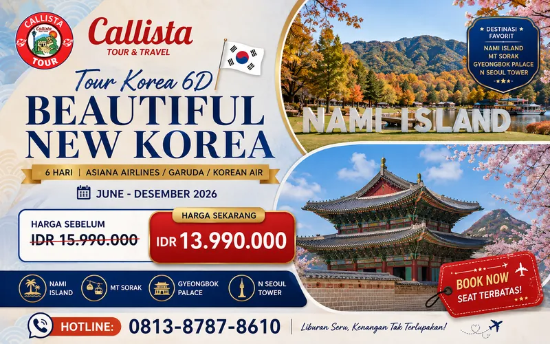 Tour Korea 6D Beautiful New Korea