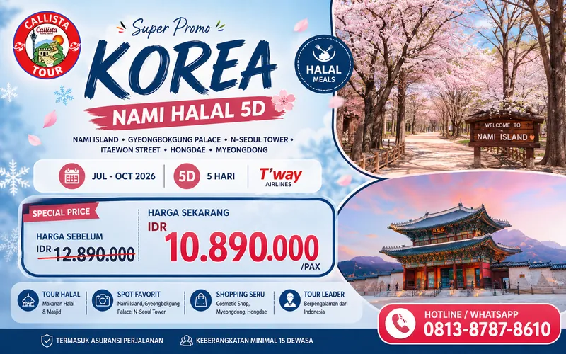 Super Promo Korea Nami Halal 5D