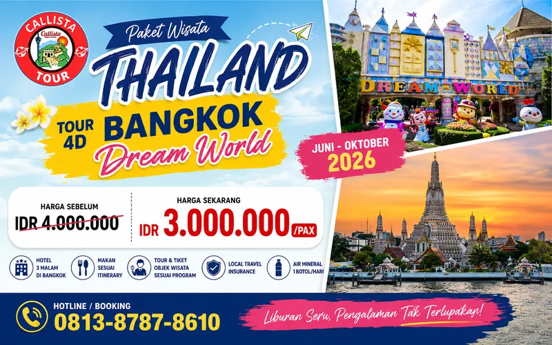 Tour Thailand 4D Bangkok Dream World