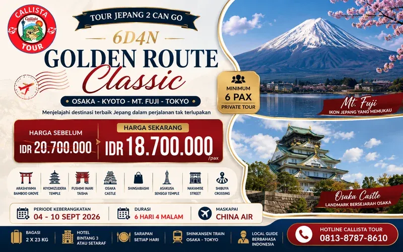 6D4N Golden Route Classic - By Ca