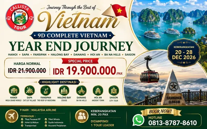 9D Complete Vietnam Year End Journey