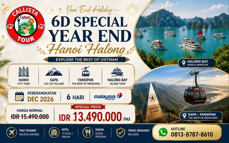 Tour Vietnam 6D Special Year End Hanoi Halong