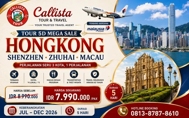 Tour Hongkong 5D Mega Sale Shenzhen Zhuhai Macau