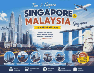 2 CAN GO Tour Gabungan 2 Negara 4D3N Malaysia Singapore
