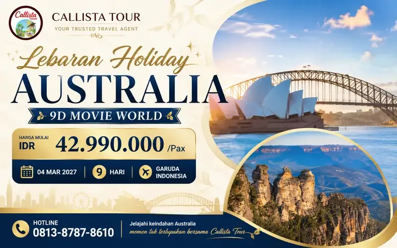 Paket Tour Lebaran Holiday Australia 9D Movie World