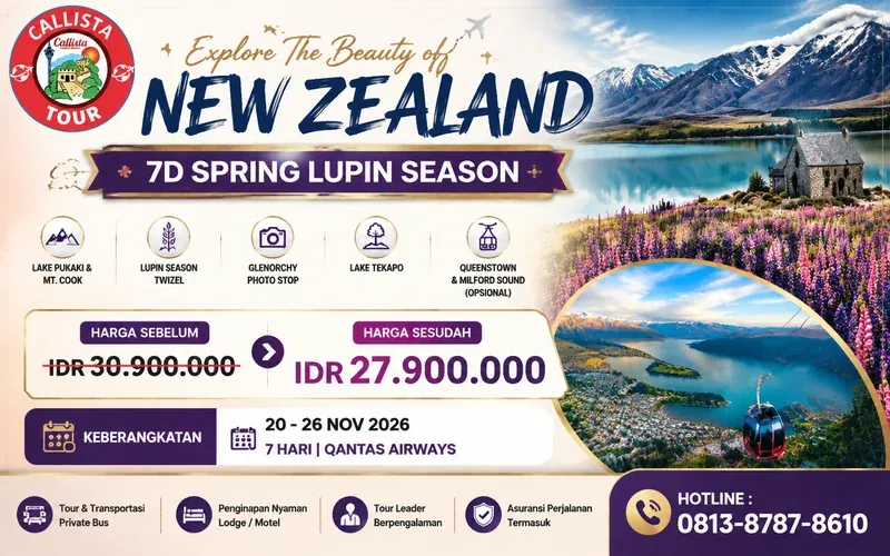 7D Spring New Zealand Lupin Season
