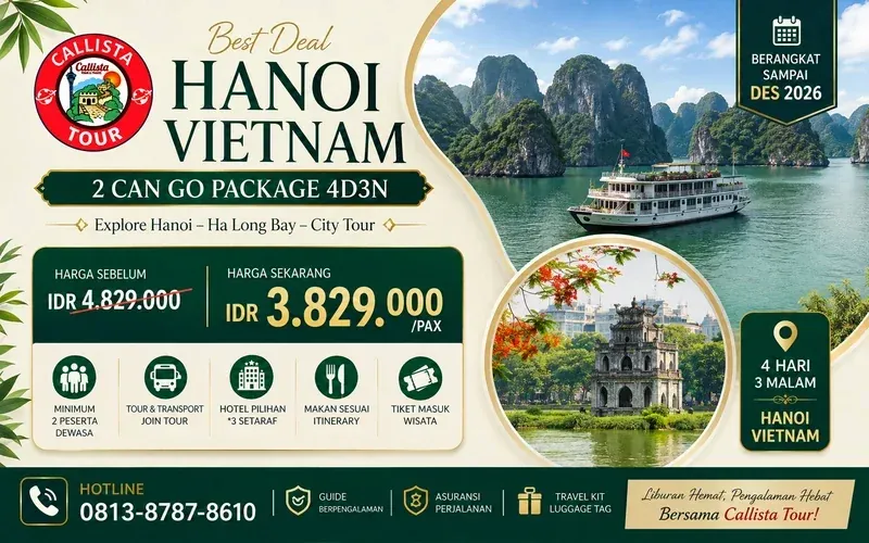 2 Can Go Package 4D3N Best Deal Hanoi Vietnam 1