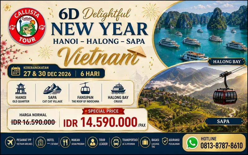 6D Delightful New Year Hanoi Halong Sapa