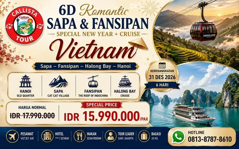 6D Romantic Sapa & Fansipan Special New Year + Cruise
