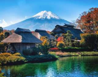 1 Day Trip Jepang Mount Fuji Tour Arakurayama Sengen Park Oshino Hakkai 