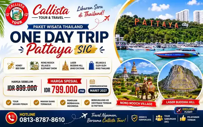 One Day Trip Pattaya SIC