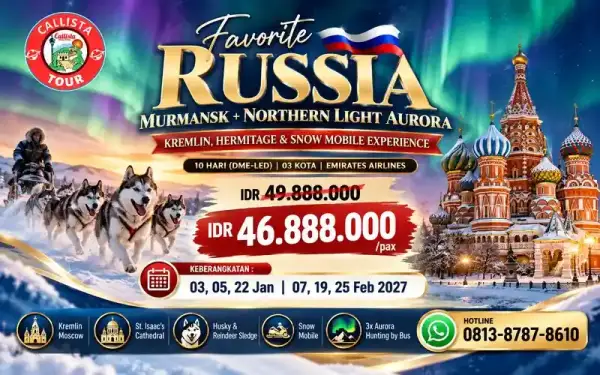 10 Hari Russia Murmansk Aurora 1