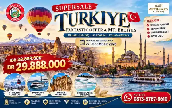 10 Hari Turkiye Fantastic Mt.Erciyes Year End 1