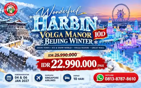 10D Wonderful Harbin Volga Manor Beijing Winter