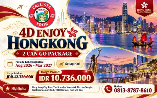 4 Hari Enjoy Hongkong 2 Can Go 1