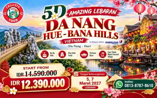 5 Hari Amazing Lebaran Da Nang Hue Ba Na Hills