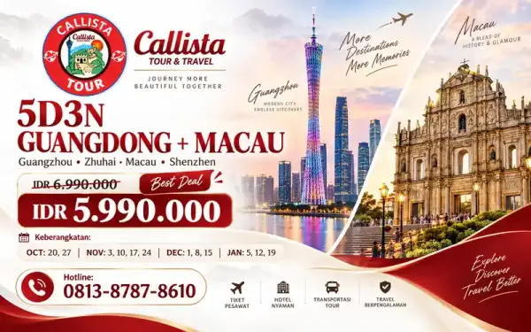 5 Hari Guangdong Macau – Guangzhou Zhuhai Shenzhen 1