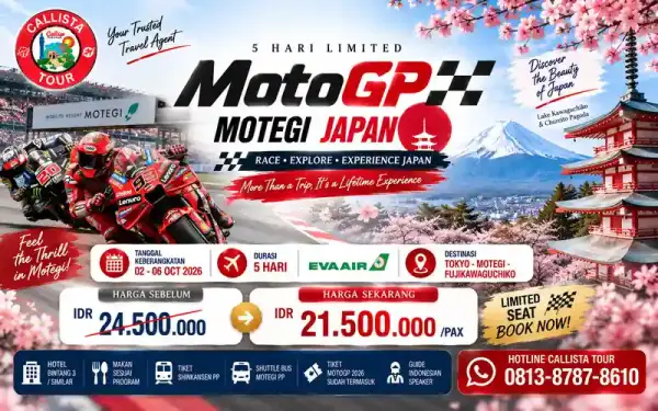 5 Hari Limited MotoGP Motegi Japan 1