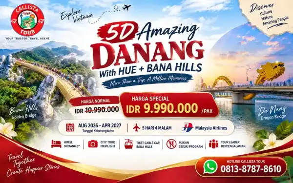 5D Amazing Danang With Hue + Bana Hills