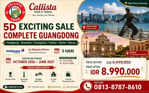 5D Exciting Sale Complete Guangdong Hongkong Shenzhen Macau