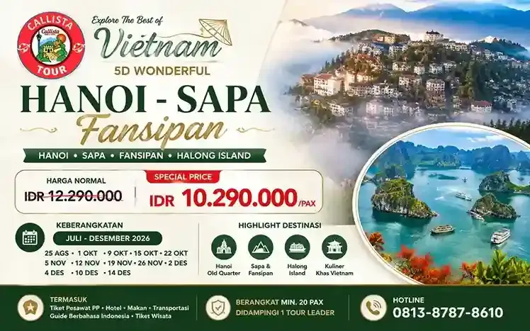 Tour Vietnam  5D Wonderful Hanoi Sapa Fansipan