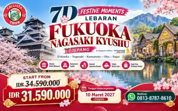 7 Hari Festive Moments Lebaran Fukuoka Nagasaki Kyushu