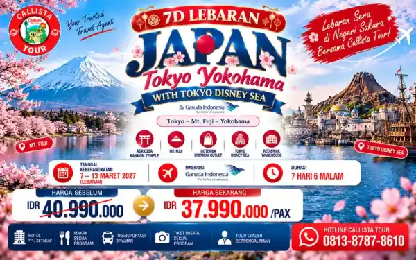 7 Hari Lebaran Jepang Tokyo Yokohama DisneySea 1