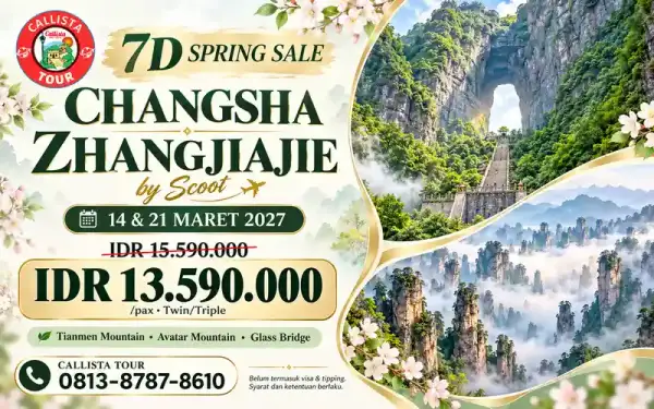 7 Hari Spring Sale Changsha Zhangjiajie 1