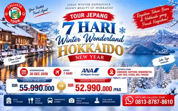 7 Hari Winter Wonderland Hokkaido New Year 1