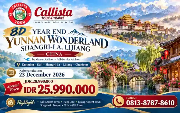 8D Year End Yunnan Wonderland Shangri-la Lijiang 1