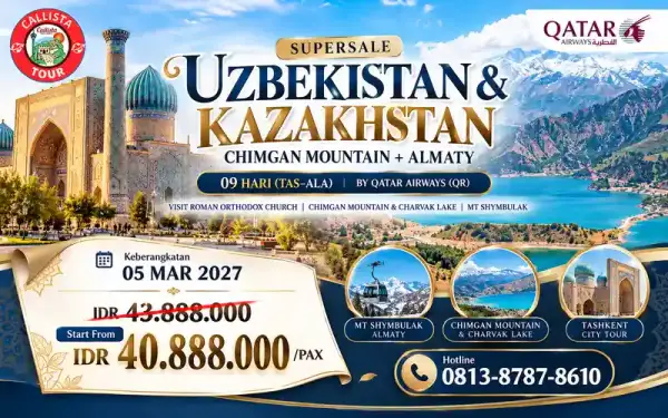 9 Hari Supersale Uzbekistan Kazakhstan Chimgan & Almaty 1