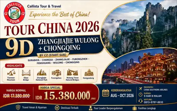 9D Zhangjiajie Wulong + Chongqing By Cz (start Sub) 1