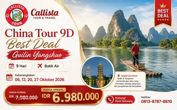 China Tour 9D Best Deal Guilin Yangshuo