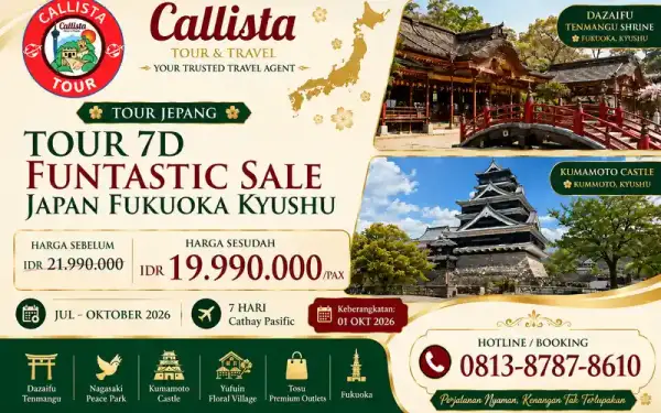 Tour 7D Funtastic Sale Japan Fukuoka Khyusu 1