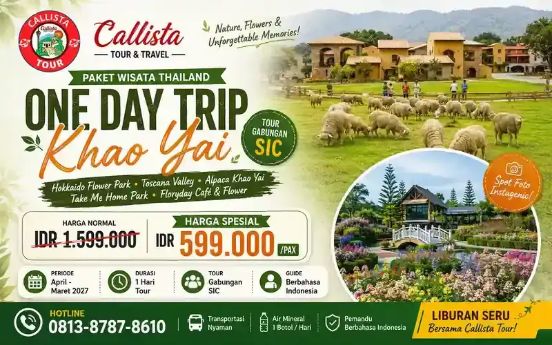One Day Trip Khao Yai SIC Thailand (tour Gabungan)