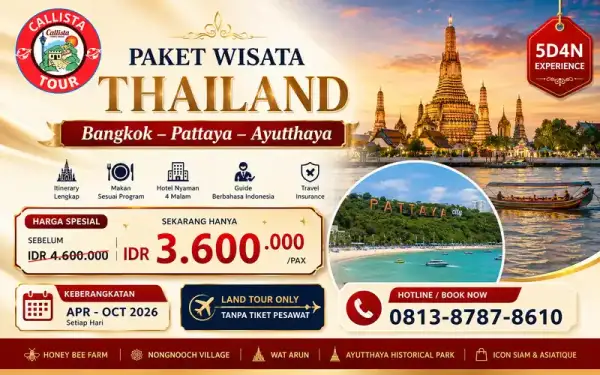 Land Tour Bangkok Pattaya Ayutthaya 5D4N Experience 1