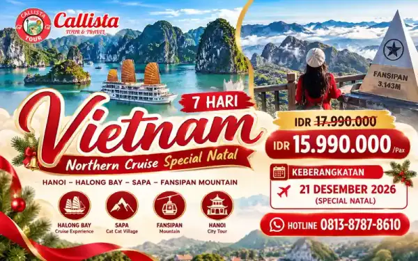 Tour Vietnam 7 Hari Northern Cruise Special Natal 1