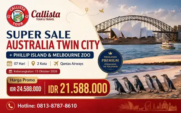Super Sale Australia 7D + Phillip Island &amp; Melbourne Zoo