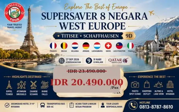 Supersaver 8 Negara West Europe Titisee Schaffhausen 9D
