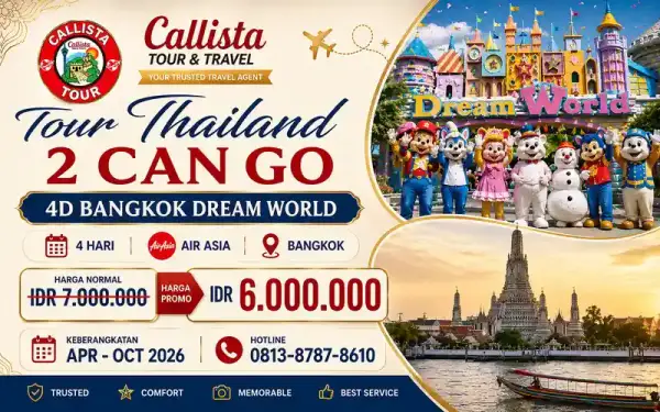 Tour Thailand 2 Can Go 4D Bangkok Dream World 1