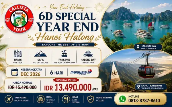 Tour Vietnam 6D Special Year End Hanoi Halong